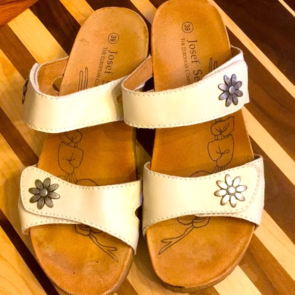 Josef Seibel Shoes - Josef Seibel Cream Sandals